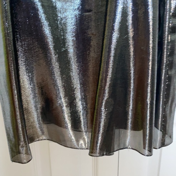 EUC Rickie Freeman for Teri Jon Pewter dress - Picture 14 of 16